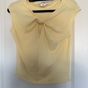 Yellow Knotted Women's Top